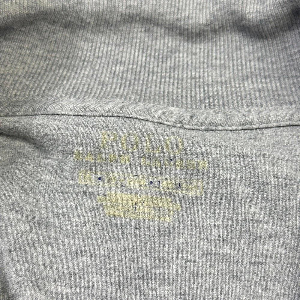 Polo Ralph Lauren Full‎ Zip Sweatshirt Mens XL Gray Mock Neck Pockets Cotton